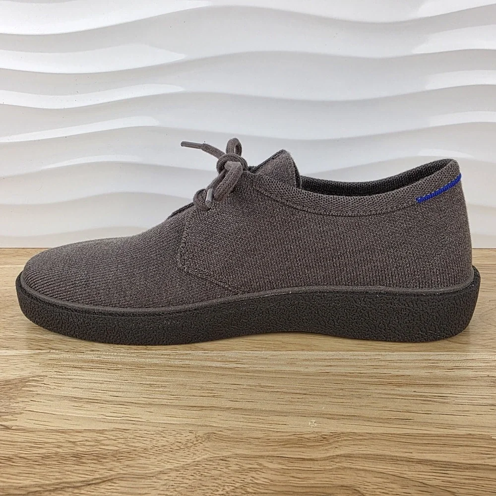 Rothys The Monty Sneakers Mens Size 10 Timber Brown Merino Wool Casual Shoes - Picture 2 of 14